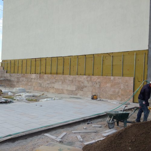 Kütahya Gençlik Spor Merkezi Traverten Dış Cephe Kaplama