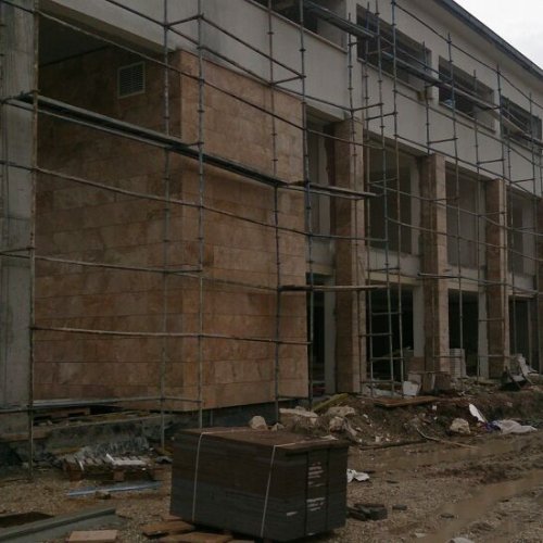 Kütahya Gençlik Spor Merkezi Traverten Dış Cephe Kaplama